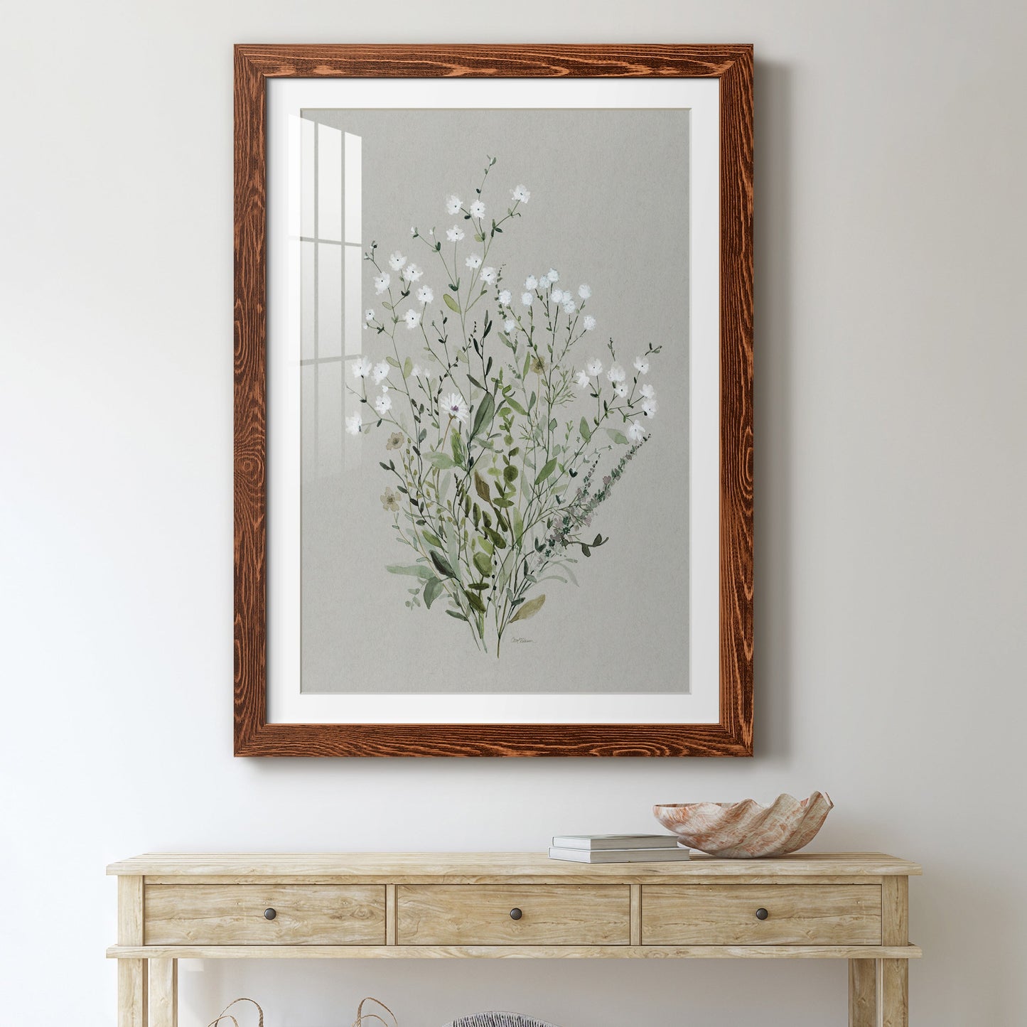 Bouquet of Grace II - Premium Framed Print - Distressed Barnwood Frame - Ready to Hang