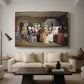 The Maternity Room (Scene from "Barselstuen"), 1845 - Floater Framed Canvas Print