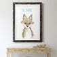 Be Brave Fox - Premium Framed Print - Distressed Barnwood Frame - Ready to Hang