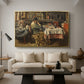 The Meal (De maaltijd), c. 1885 - Floater Framed Canvas Print