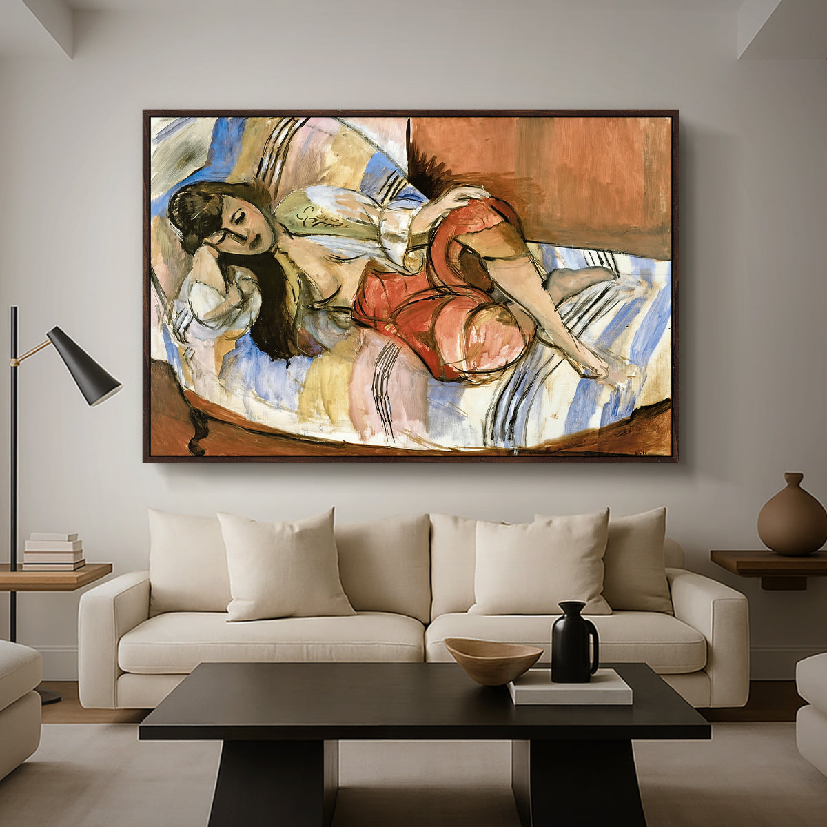 Odalisque, 1923 - Floater Framed Canvas Print