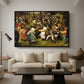 The Wedding Dance, c. 1566 - Floater Framed Canvas Print