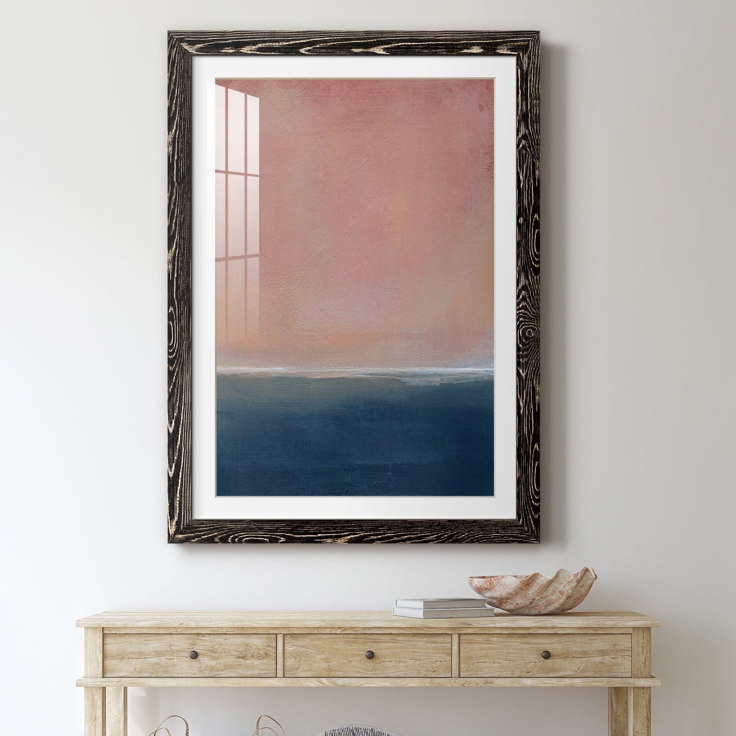 Sunset - Premium Framed Print - Distressed Barnwood Frame - Ready to Hang