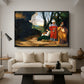 The Three Philosophers, c. 1508-1509 - Floater Framed Canvas Print