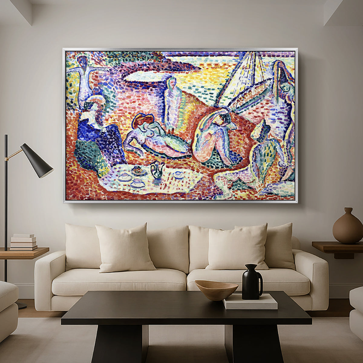 Luxe, Calme et Volupté, 1904 - Floater Framed Canvas Print