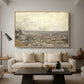 View from Montmartre, 1886 - Floater Framed Canvas Print