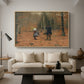 The Woodman and his Children, 1886 - Floater Framed Canvas Print