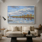 The Banks of the River Seine, 1893 - Floater Framed Canvas Print