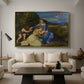 The Aldobrandini Madonna, 1532 - Floater Framed Canvas Print