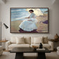 Clotilde on the Beach, 1904 - Floater Framed Canvas Print