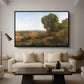 Souvenir of Roquemaure in the Gard, c. 1853 - Floater Framed Canvas Print