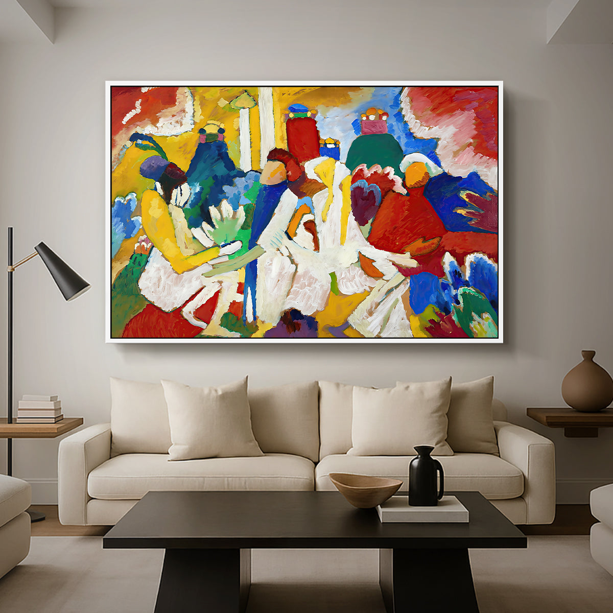 Oriental, 1909 - Floater Framed Canvas Print