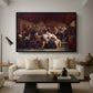 Funeral Feast, 1854 - Floater Framed Canvas Print
