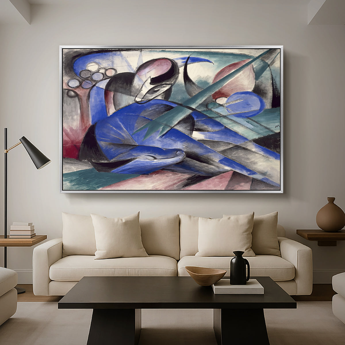 Dreaming Horse, 1913 - Floater Framed Canvas Print