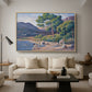 Bathers in Saint-Tropez, c. 1909 - Floater Framed Canvas Print