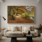 A Wooded Path in Autumn, 1902 - Floater Framed Canvas Print