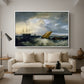 Sheerness as Seen from the Nore, 1808 - Floater Framed Canvas Print