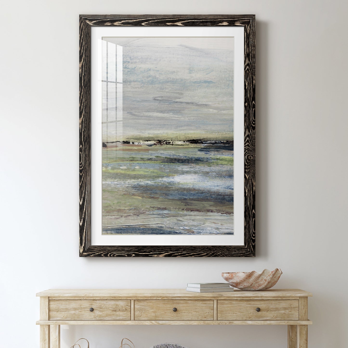 Wetlands I - Premium Framed Print - Distressed Barnwood Frame - Ready to Hang