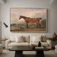 A Hunter in a Landscape, c. 1810 - Floater Framed Canvas Print