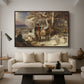 The Day's Sport, 1826 - Floater Framed Canvas Print