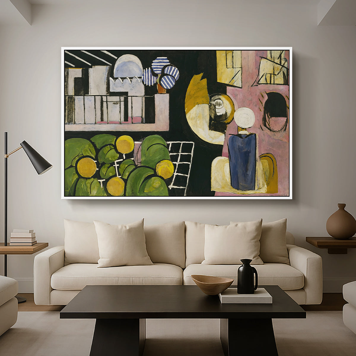 The Moroccans, c. 1915-1916 - Floater Framed Canvas Print