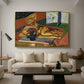 Sculpture and Persian Vase (The Bronze Figure), 1908 - Floater Framed Canvas Print