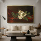 Magnolia on Red Velvet, c. 1885-1890 - Floater Framed Canvas Print