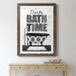 Bath Time - Premium Framed Print - Distressed Barnwood Frame - Ready to Hang