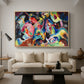 Improvisation. Deluge, 1913 - Floater Framed Canvas Print