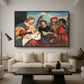 Mary and Child with Saints Stephen, Jerome and Maurice, c. 1510 - Floater Framed Canvas Print