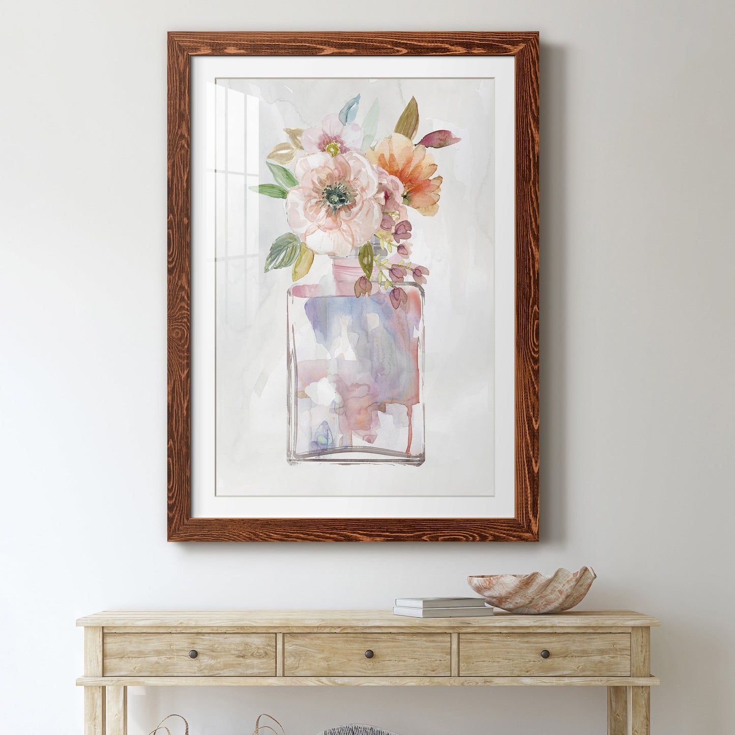 Mini Bouquet II - Premium Framed Print - Distressed Barnwood Frame - Ready to Hang