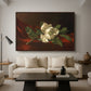 Magnolia on Red Velvet, c. 1885-1890 - Floater Framed Canvas Print