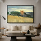 Fields of Wheat in Cagnes, 1918 - Floater Framed Canvas Print