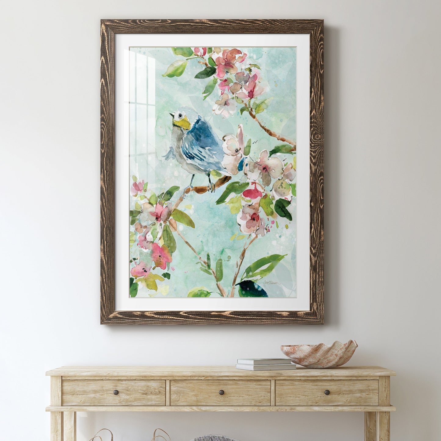 Asbury Garden Song II - Premium Framed Print - Distressed Barnwood Frame - Ready to Hang