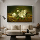 Magnolias on Gold Velvet Cloth, c. 1888-1890 - Floater Framed Canvas Print