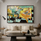 Seated Woman with Flower, 1942 - Floater Framed Canvas Print