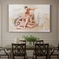 Canvas art print featuring intertwined figures in dynamic pose suggesting struggle, showcased as a statement wall artwork