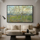 The Pink Orchard, 1888 - Floater Framed Canvas Print