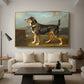 A Terrier in a Landscape, c. 1811 - Floater Framed Canvas Print