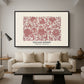 Examples of Chinese Ornament, Pl. XCIII (Morris Inspired), 1867 - Floater Framed Canvas Print