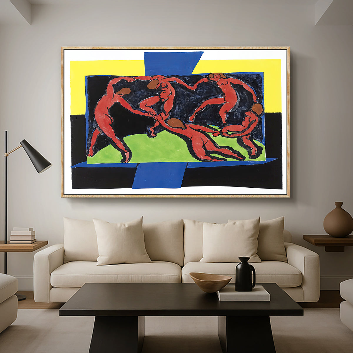 The Dance (La Danse), 1939 - Floater Framed Canvas Print