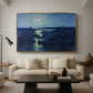 Camaret, Moonlight and Fishing Boats, 1894 - Floater Framed Canvas Print