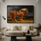 The Shire Horse Elephant in an Extensive Landscape, c. 1850s - Floater Framed Canvas Print