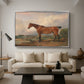A Hunter in a Landscape, c. 1810 - Floater Framed Canvas Print