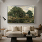 Forest of Fontainebleau, 1846 - Floater Framed Canvas Print