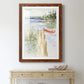 Sketchy Pier - Barnwood Framed Art Print