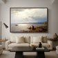 On the Banks of the Chiemsee, 1871 - Floater Framed Canvas Print