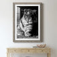 Tiger Repose - Premium Framed Print - Distressed Barnwood Frame - Ready to Hang