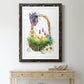 Spring Chick Basket - Premium Framed Print - Distressed Barnwood Frame - Ready to Hang