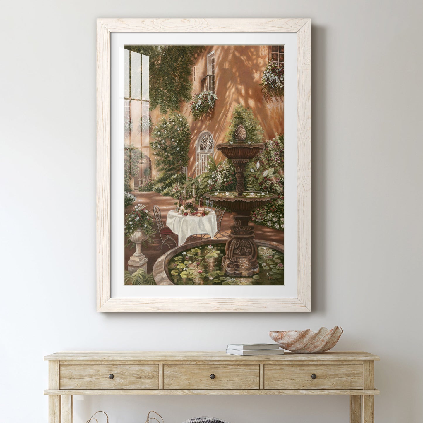 Evening Cocktails II - Premium Framed Print - Distressed Barnwood Frame - Ready to Hang